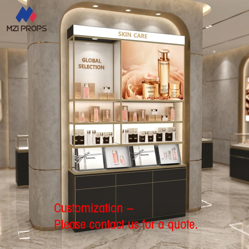 Luxury Skin Care - custom.Custom Cosmetic Display Stand Luxury Retail