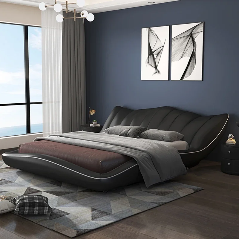 Luxury Skincare Europe - Sun Black Design Double Bed Luxury