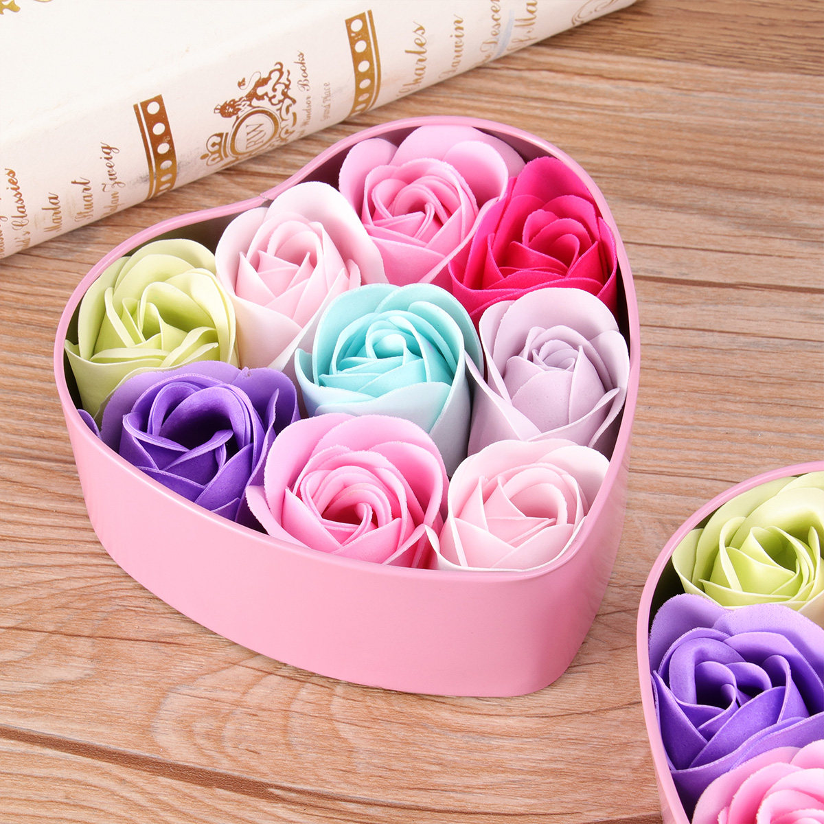 Rose Soap Flower Soap Set in E - Luxury Rose Skincare recension och pris