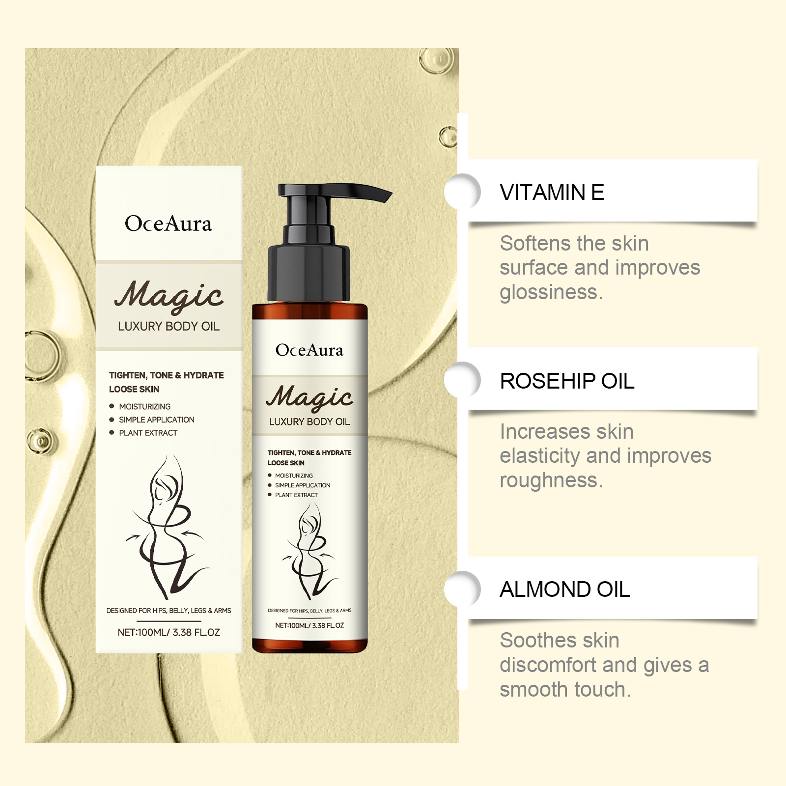 Magic Body Luxury Oil Deep Moi - Luxury Skin Care recension och pris