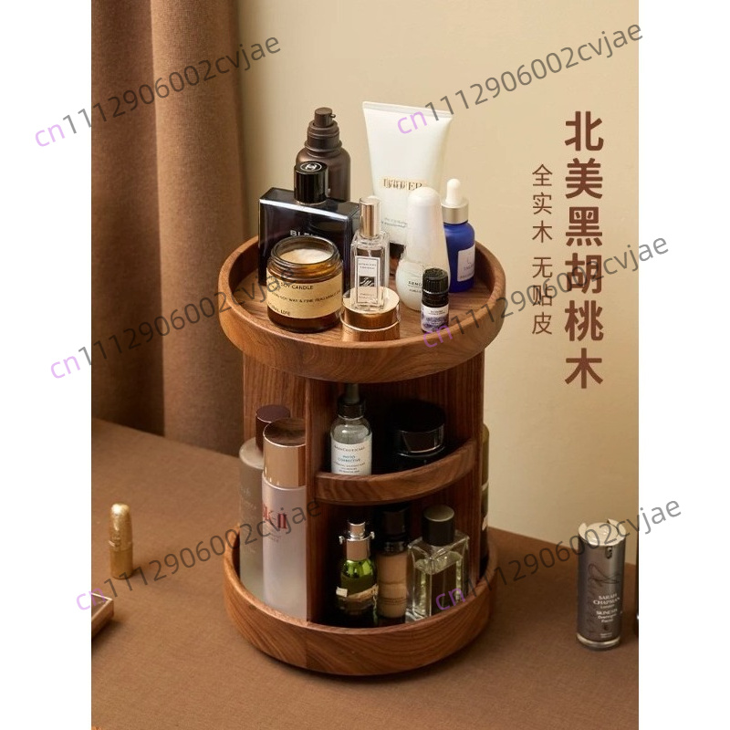 Solid wood rotating cosmetics  - Luxury Skin Care recension och pris