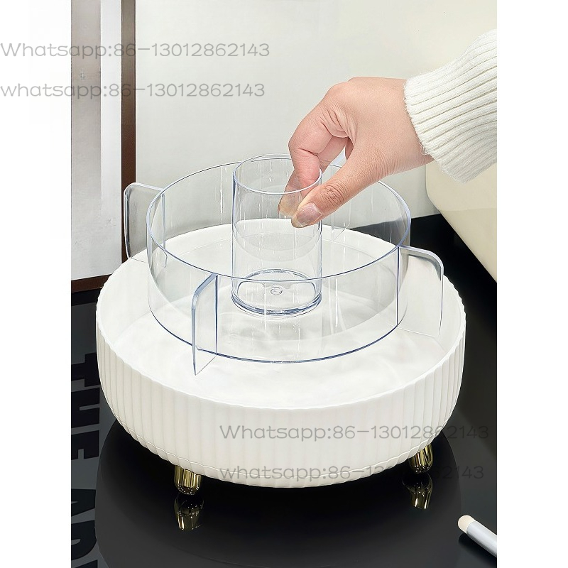 Rotating cosmetic storage box, - High Luxury Skincare recension och pris