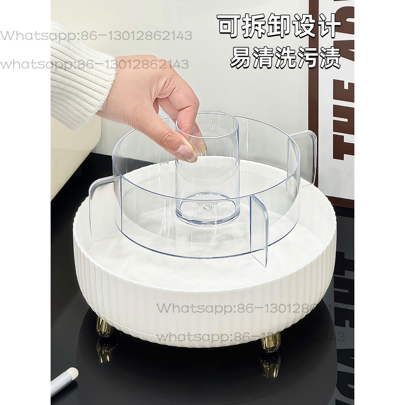 Rotating cosmetic storage box, - High Luxury Skincare recension och pris